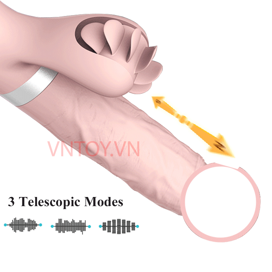 Dương vật giả Evo Mars thụt liếm sưởi ấm tự động