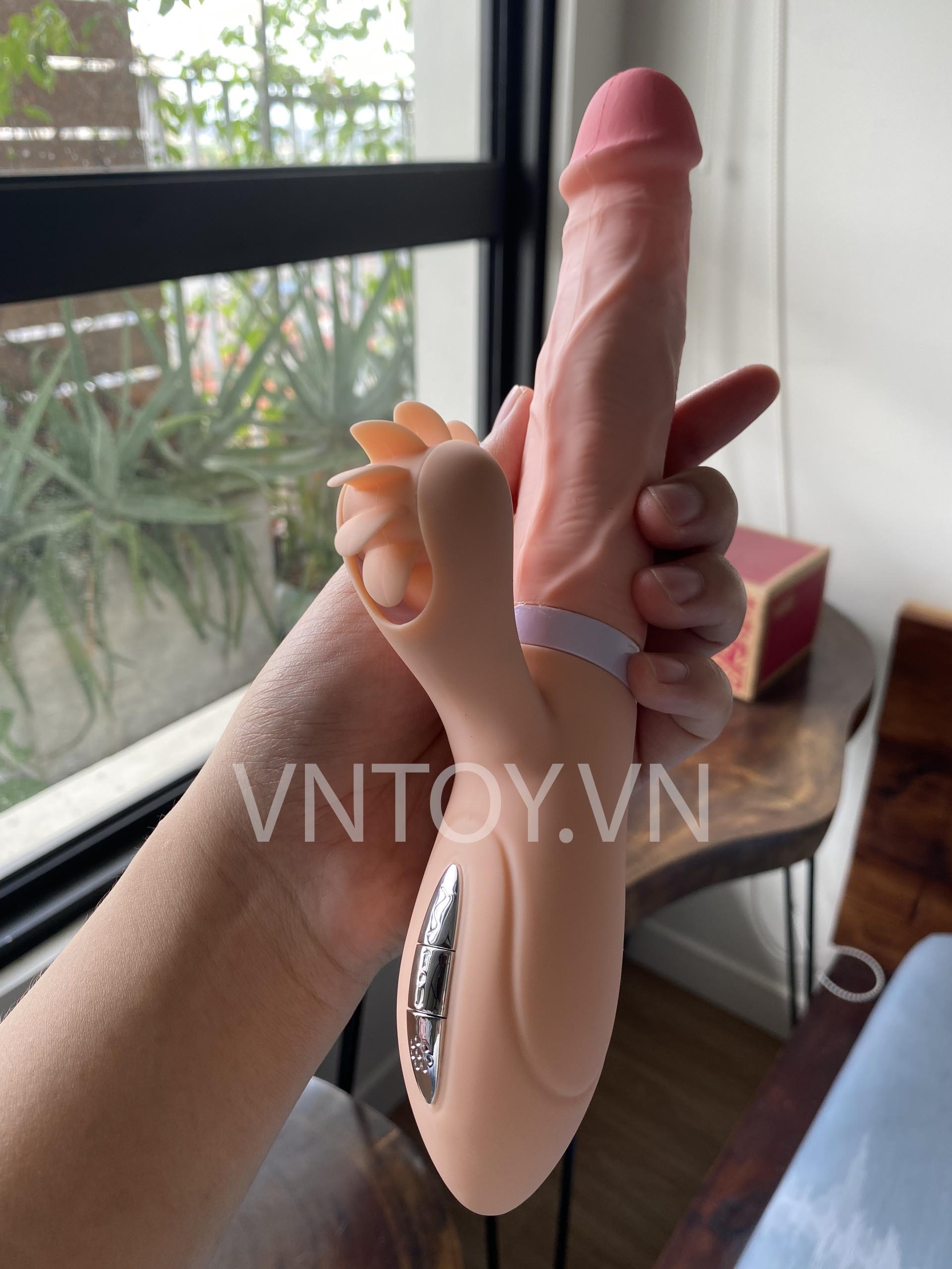 Dương vật giả Evo Mars thụt liếm sưởi ấm tự động