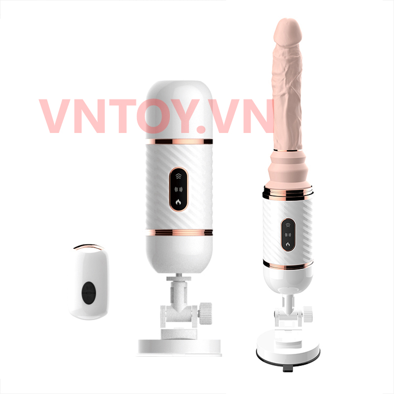 Dương vật giả thủ dâm tự động cao cấp Dibe kèm chân đế gắn tường