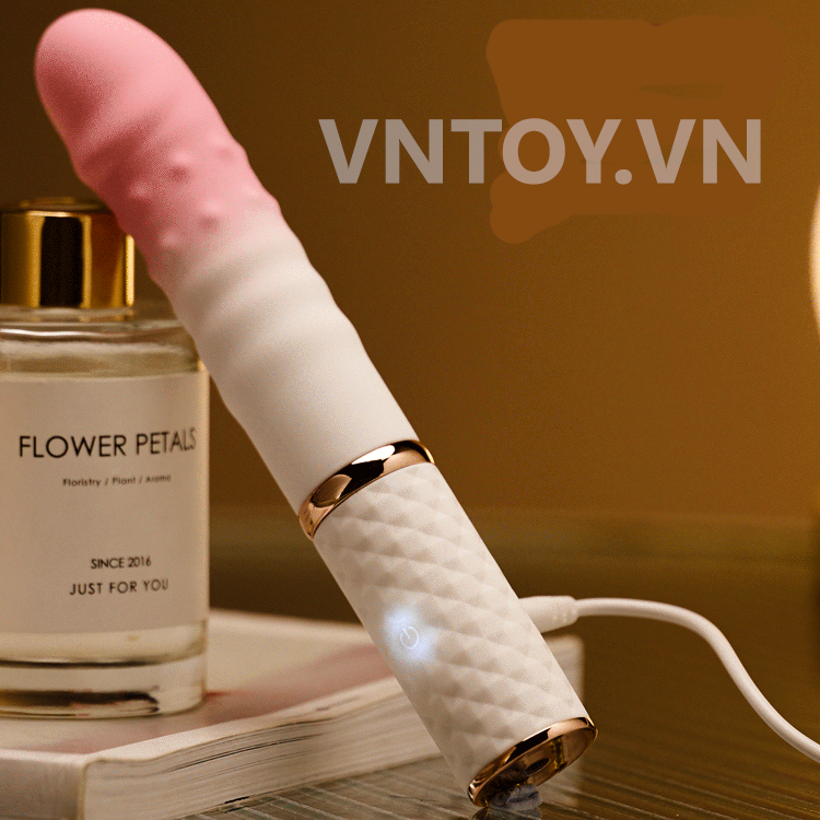 Dương vật giả tự động rung thụt điều khiển app điện thoại kèm chân đế gắn tường