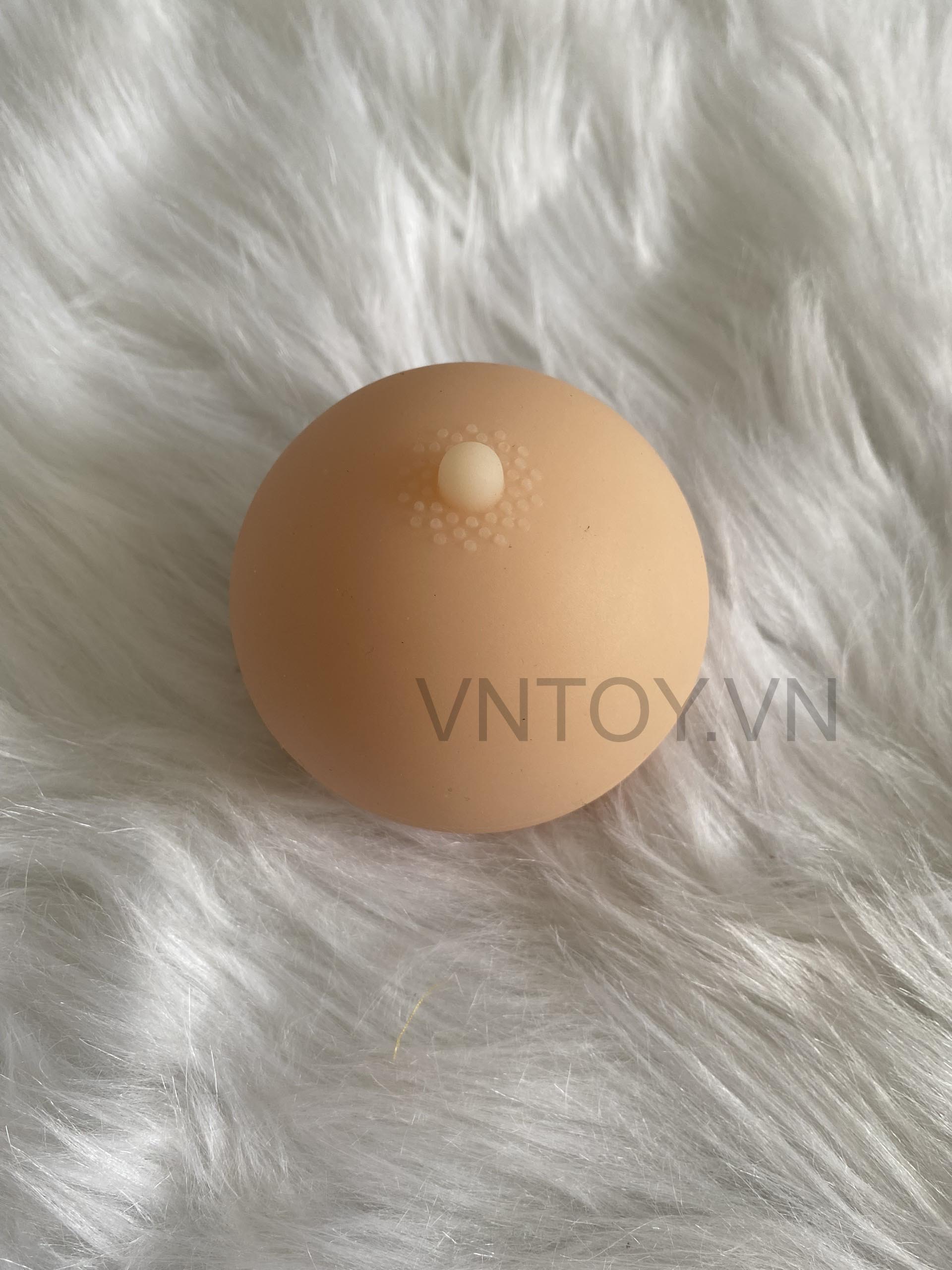 Vú giả cầm tay giá rẻ Silicon như thật có lỗ âm đạo