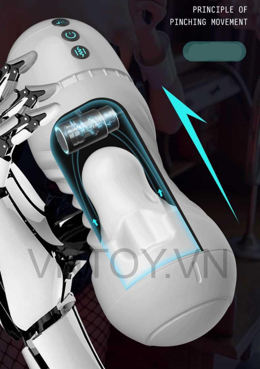 Cốc thủ dâm hút xoắn rung dương vật cao cấp