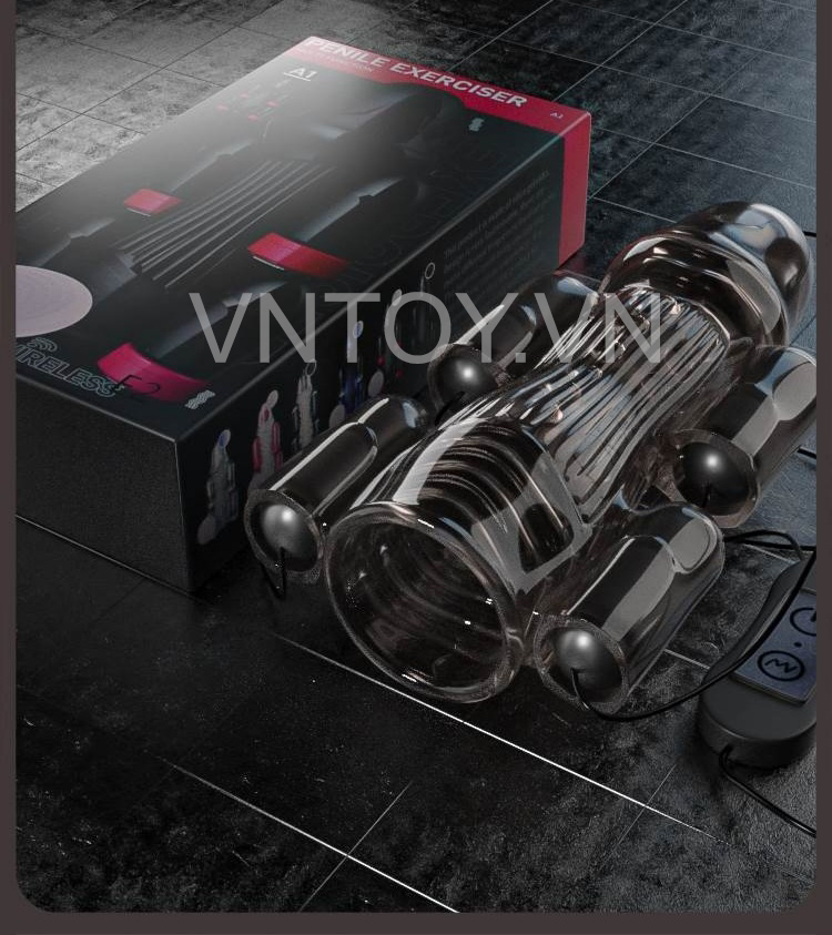 Máy tập dương vật cường độ mạnh Penile Exerciser hình tên lửa