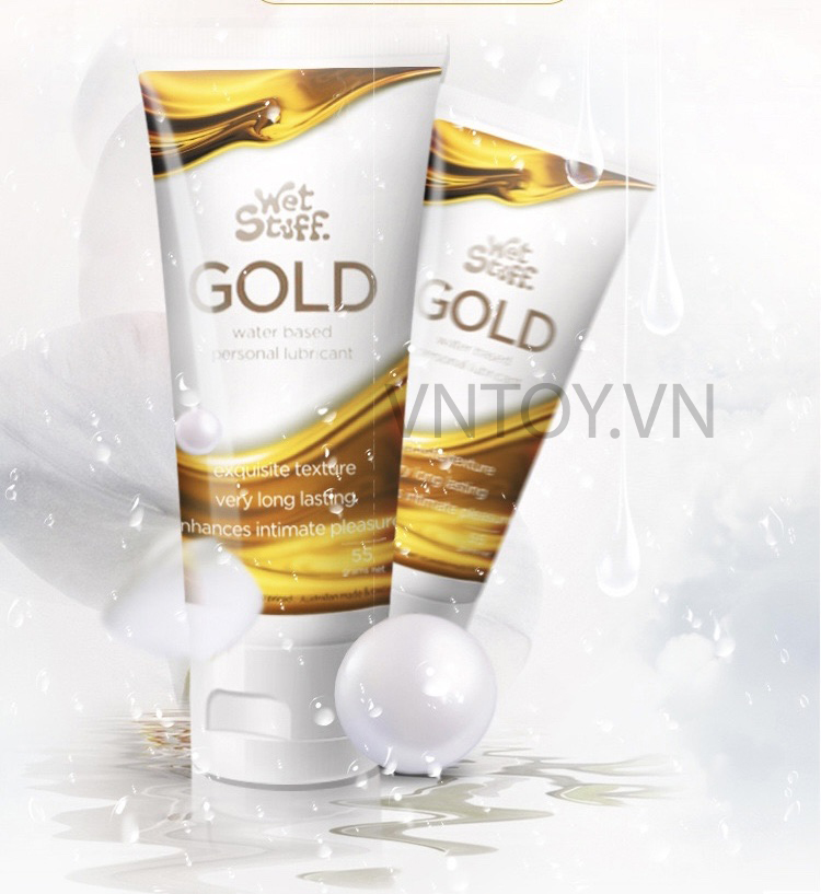 Gel bôi trơn Wet Stuff Gold Long Lasting tăng khoái cảm nữ