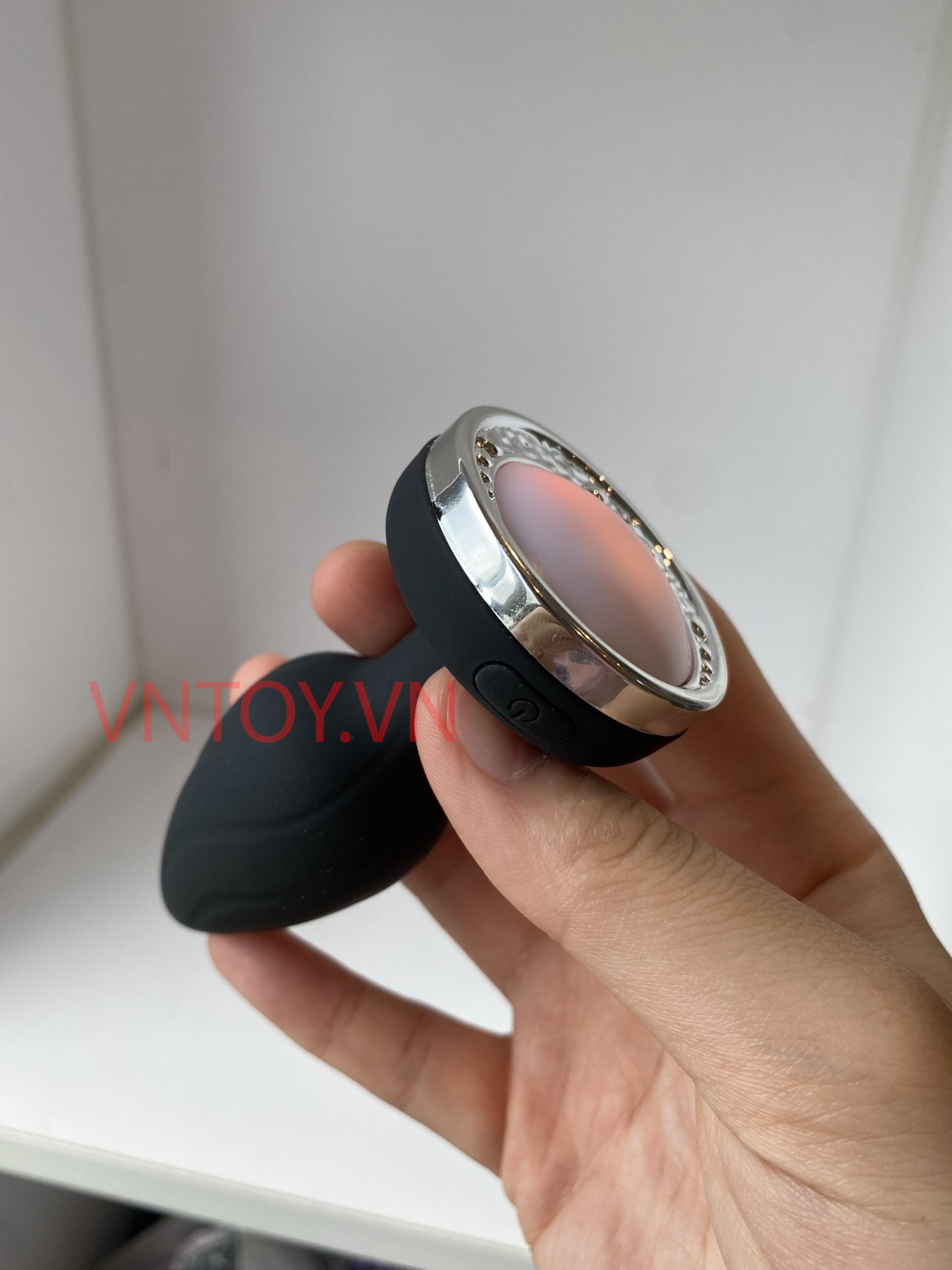 Plug hậu môn đèn LED Silicon điều khiển từ xa