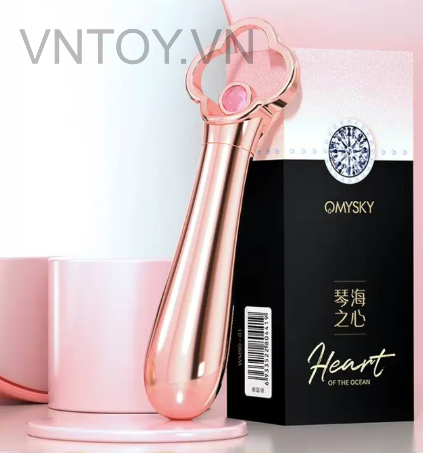 Máy rung Omysky kích thích âm đạo hình kim cương sang chảnh