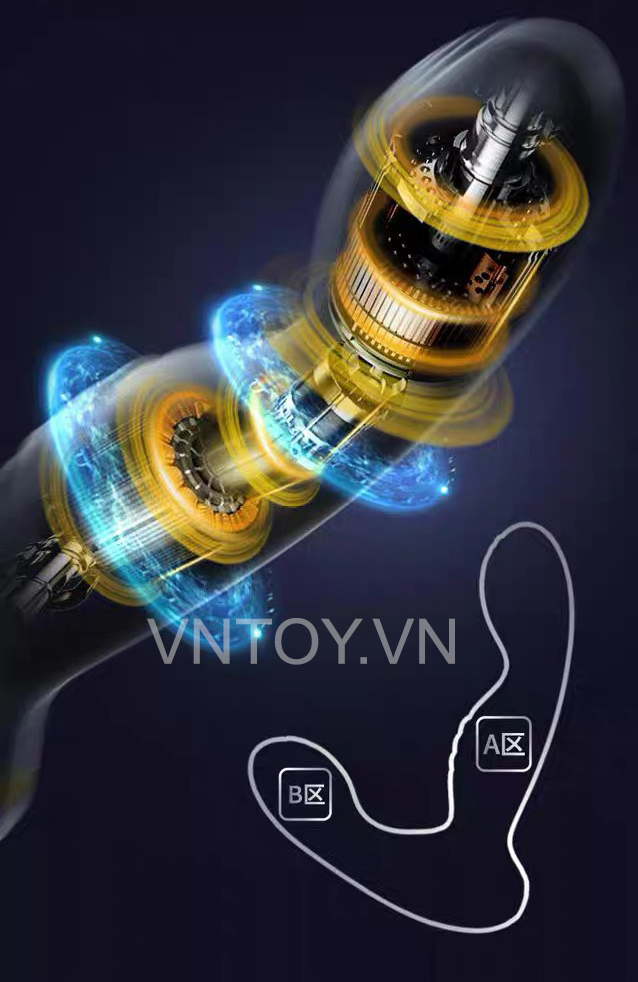 Máy rung hậu môn gắn quần lót điều khiển từ xa