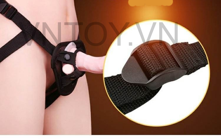 Dương vật giả có dây đeo gắn chim giả Silicon như thật