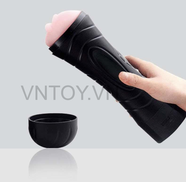Cốc âm đạo đèn pin Bussy Vibration thủ dâm nam 8 chế độ rung