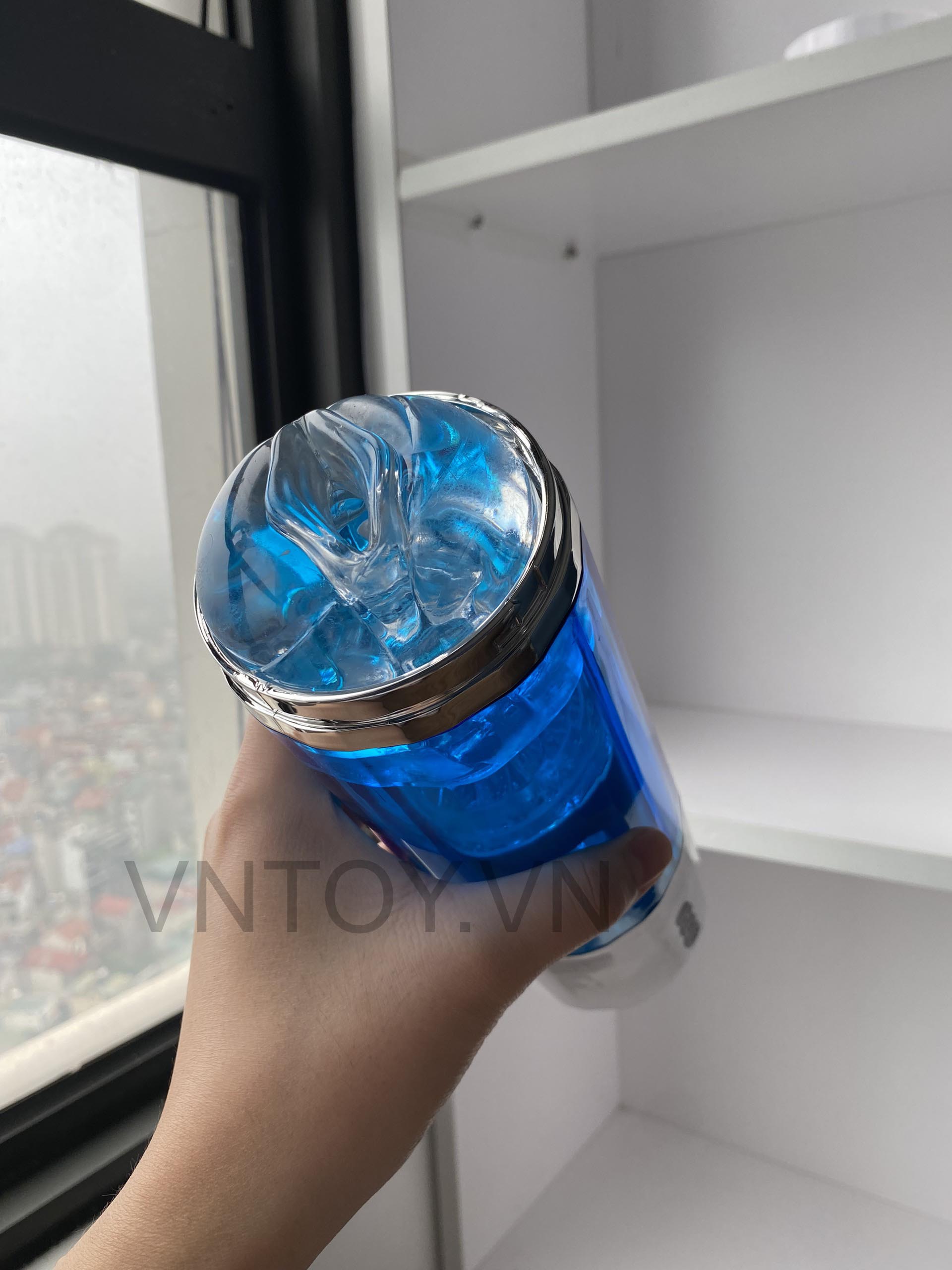 Máy thủ dâm xoay thut tự động trong suốt cao cấp