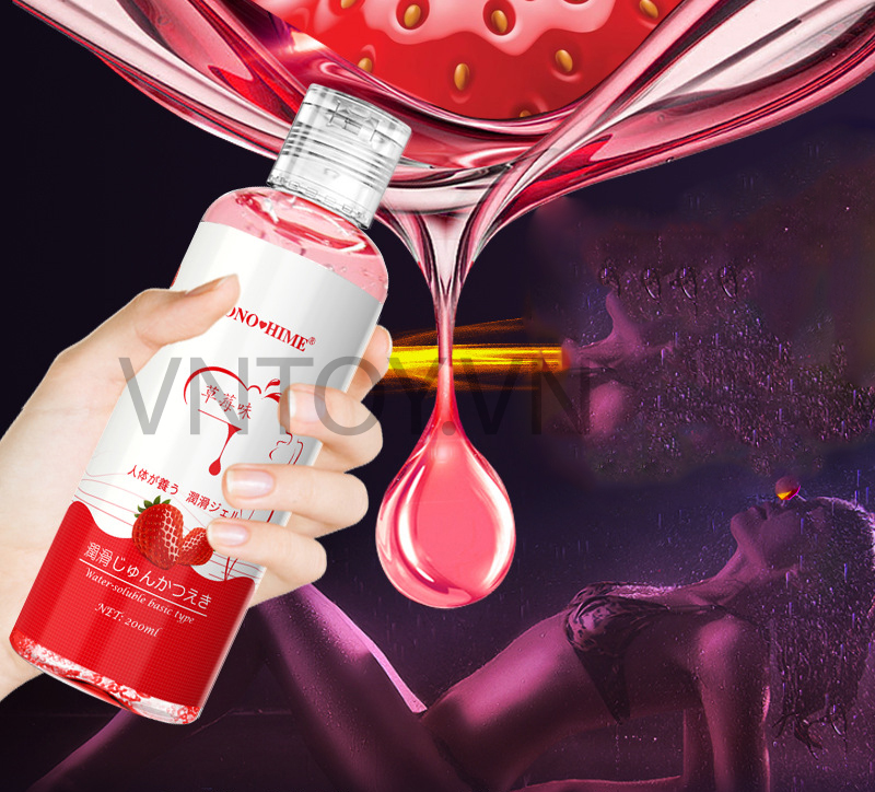 Gel bôi trơn Tono Hime hương trái cây Đào Dâu Nho Việt Quất