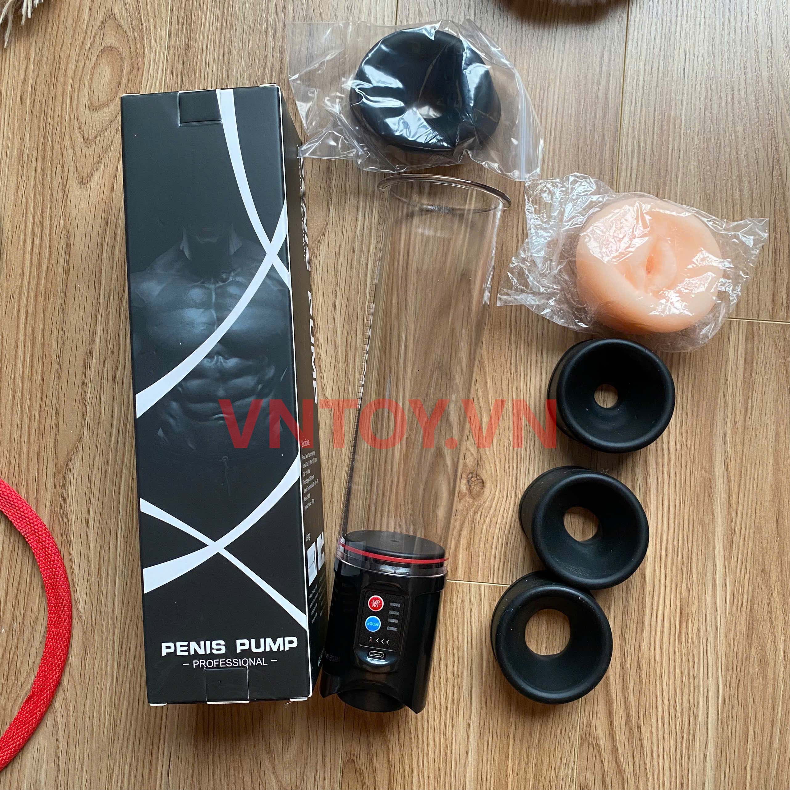 Máy bơm dương vật tự động Penis Pump tăng kích cỡ cải thiện sinh lý nam