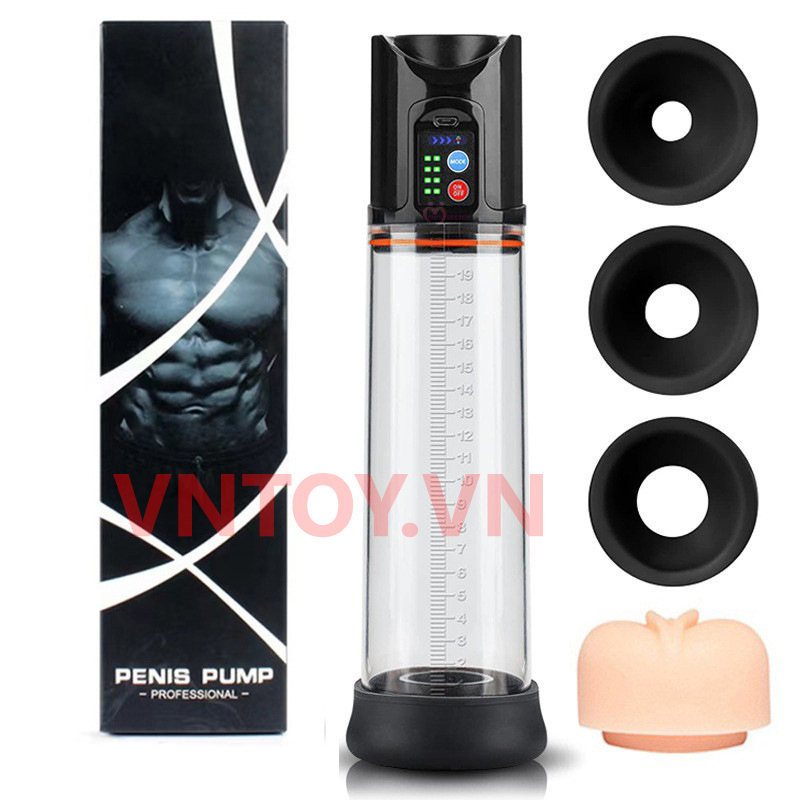 Máy bơm dương vật tự động Penis Pump tăng kích cỡ cải thiện sinh lý nam