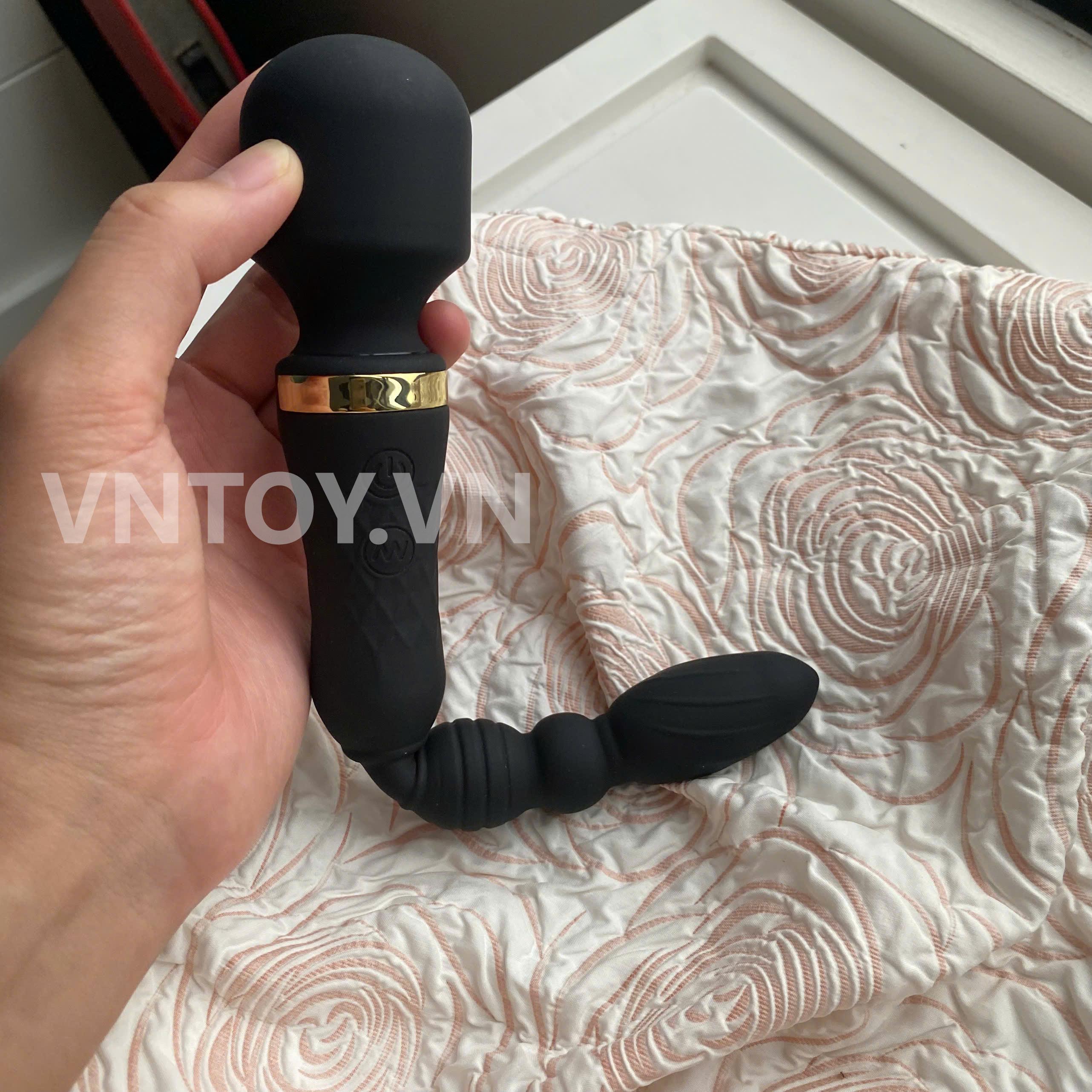 Máy massage tình dục rung đôi cho hậu môn và âm đạo