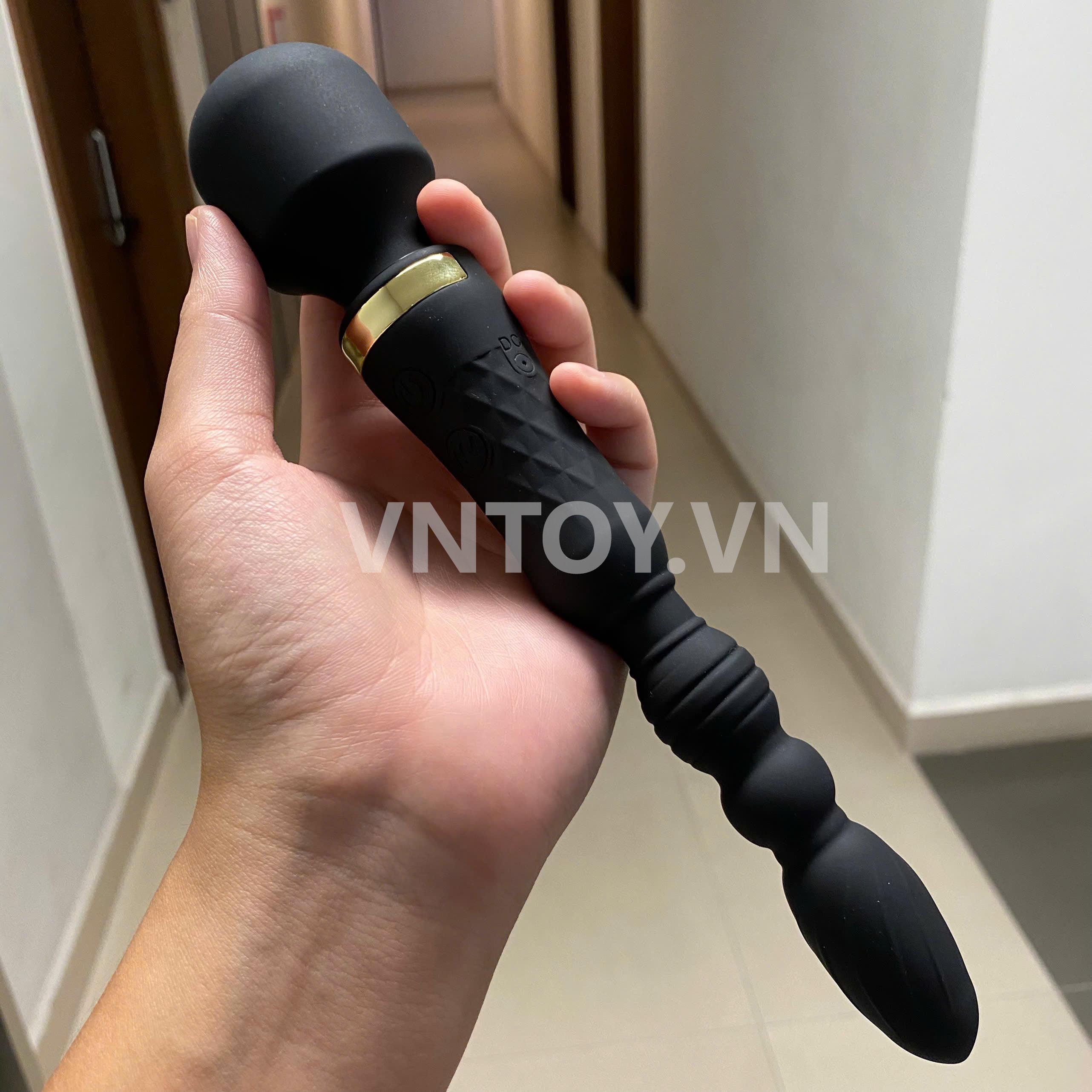 Máy massage tình dục rung đôi cho hậu môn và âm đạo