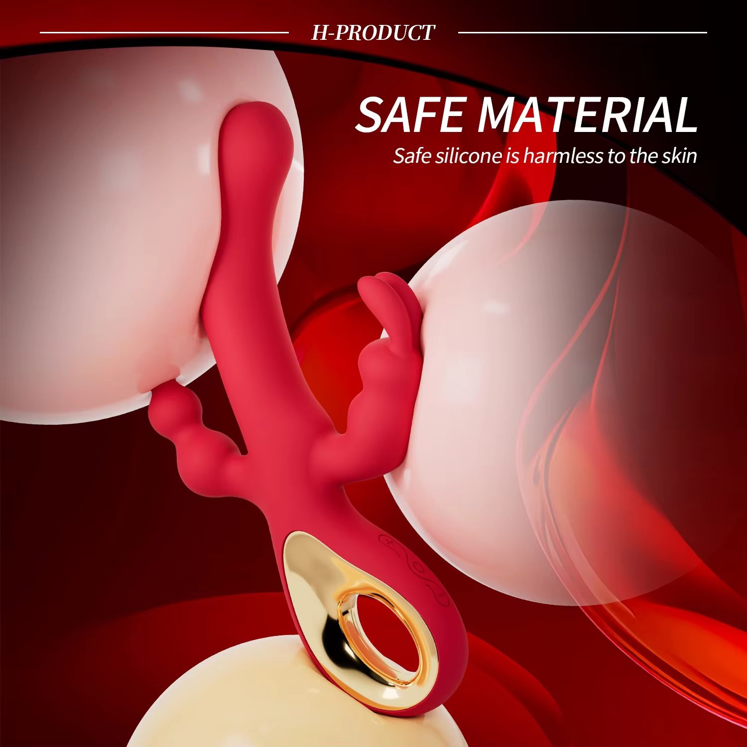 Máy Rung 3 Đầu Đa Điểm – Kích Thích Toàn Diện