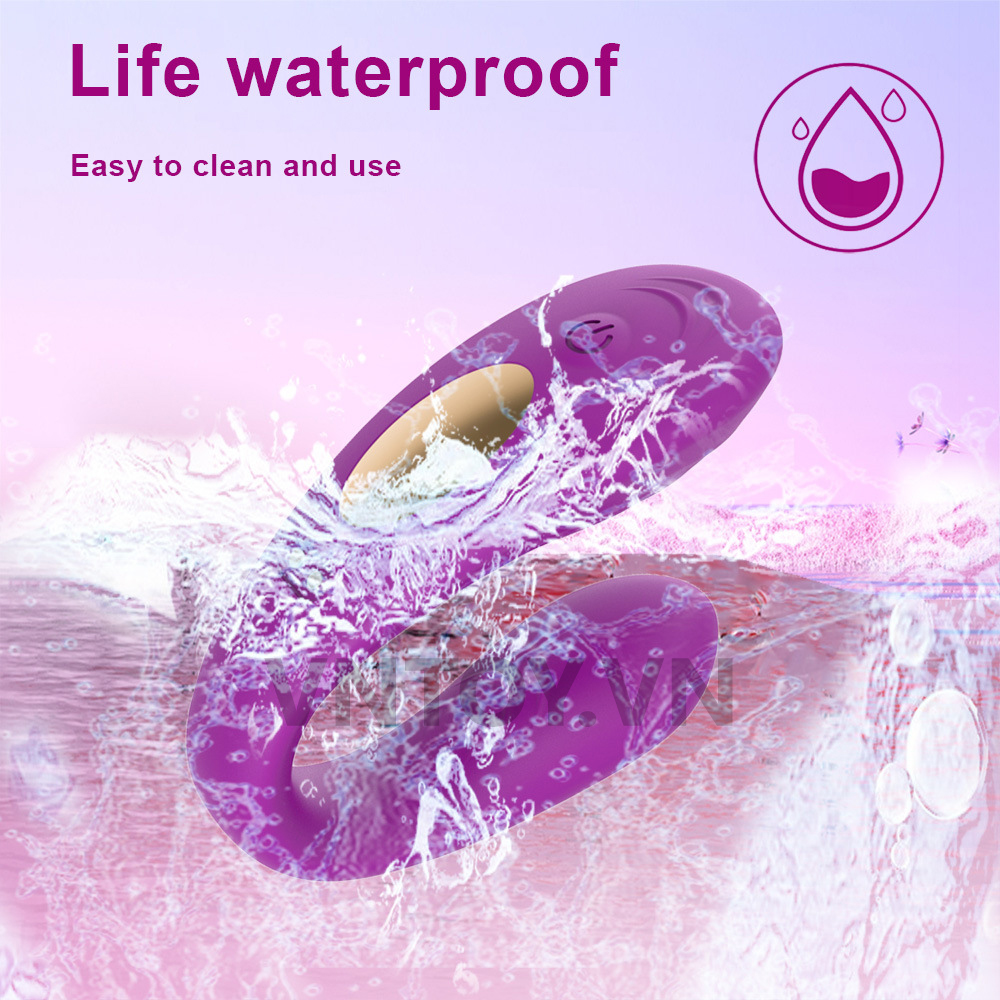 Máy rung âm đạo hình chữ U điều khiển từ xa kích thích 2 điểm