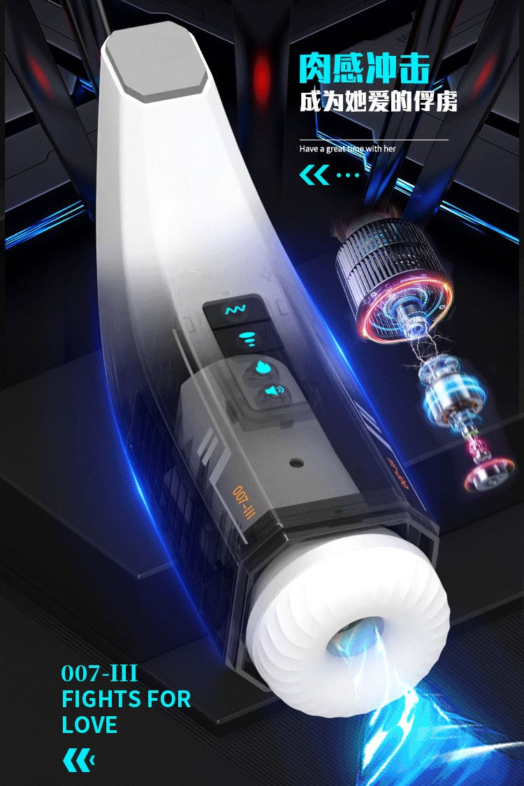 Máy Thủ Dâm Tự Động Hgod 007 III Rung Thụt Co Bóp Sưởi Ấm Đa Chế Độ