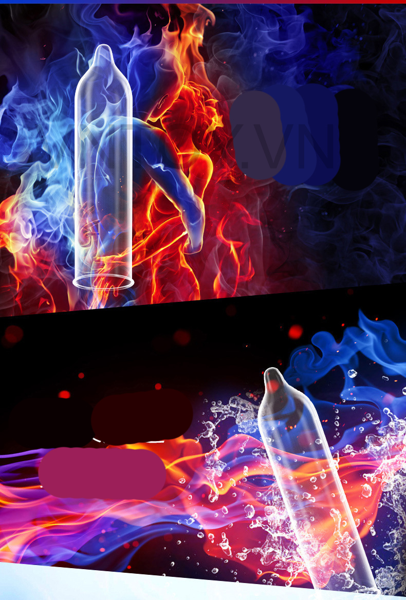 Bao cao su Six Sex chính hãng siêu mỏng băng hỏa gân gai