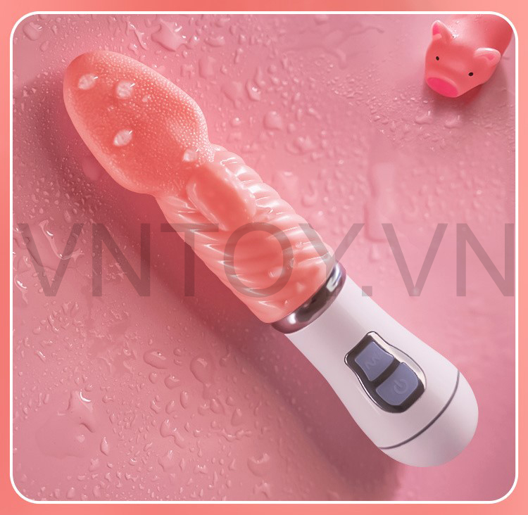 Lưỡi liếm tình yêu rung âm đạo cầm tay sạc pin