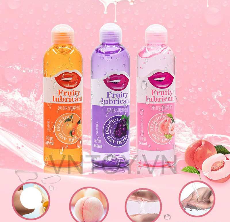 Gel bôi trơn hương trái cây massage Body BJ nuốt được Fruity Lubricant