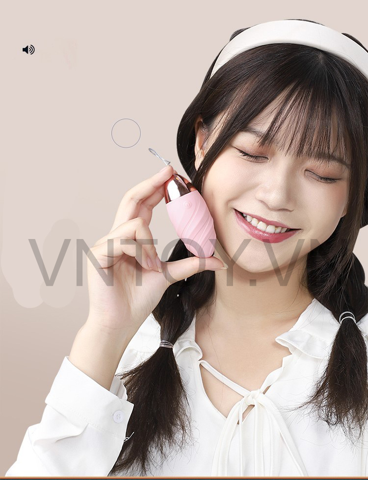 Trứng rung điều khiển từ xa xoắn âm đạo sạc pin