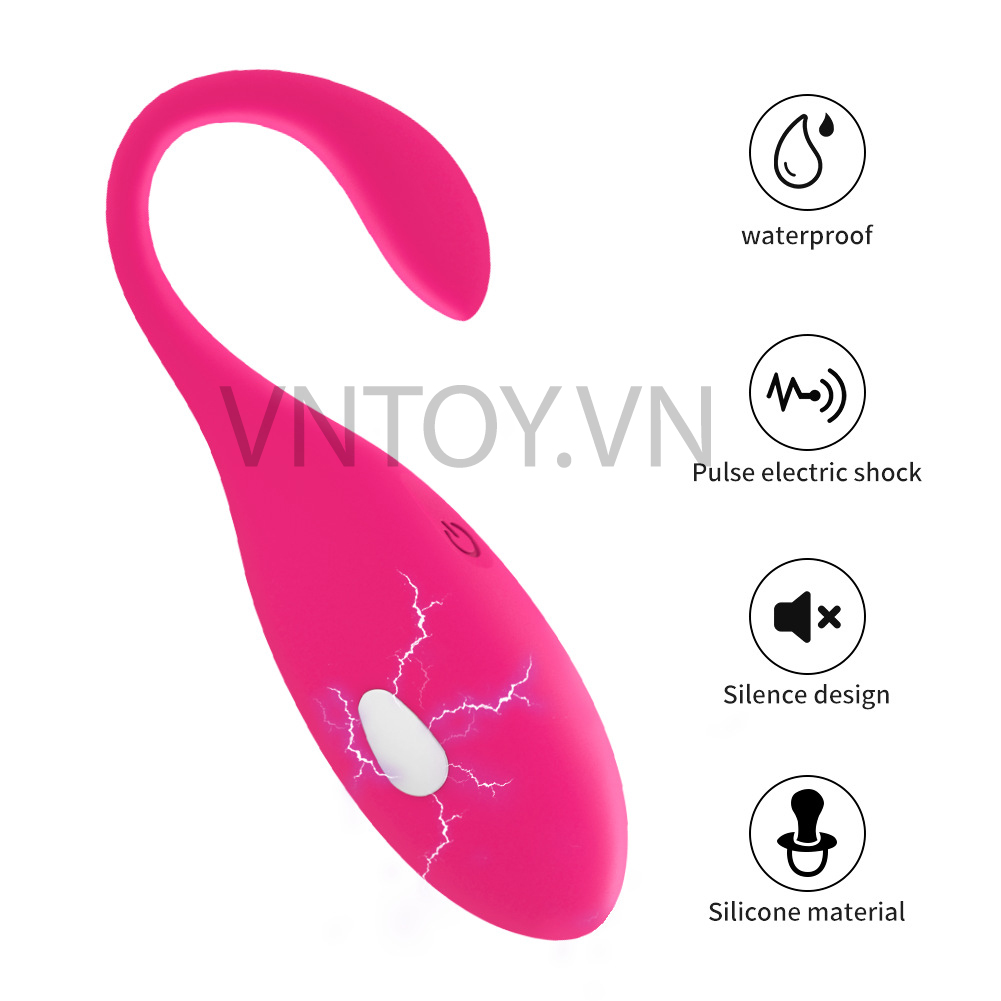 Trứng rung điện giật Levett cao cấp điều khiển từ xa