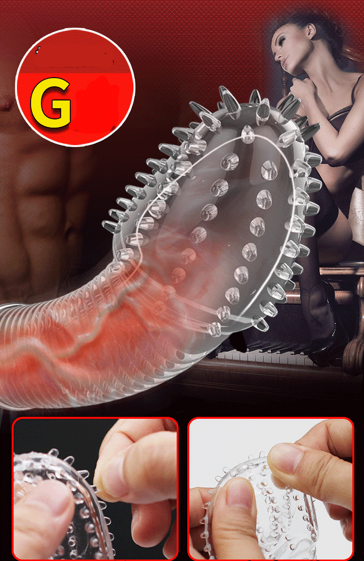 Bao cao su đôn dên vân gợn sóng đầu gai