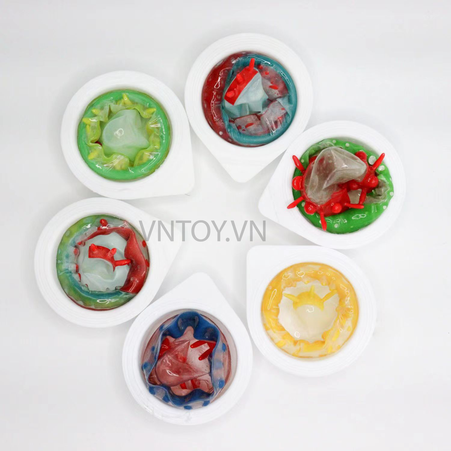 Bao cao su râu rồng - Hộp 6 cái