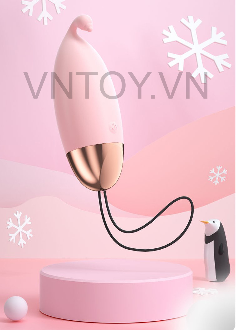 Trứng rung không dây massage điểm G hình móc sạc Pin