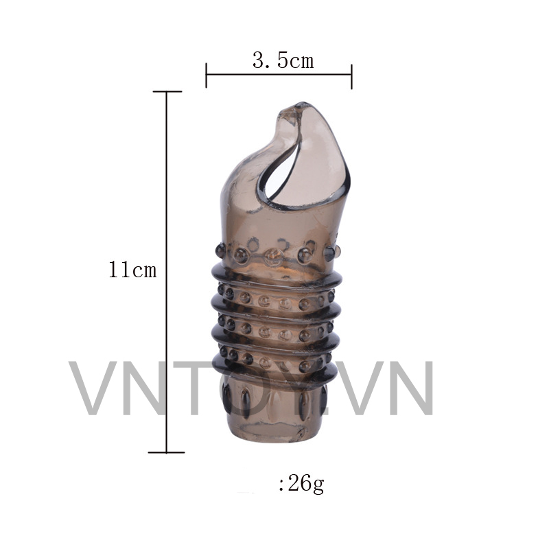 Bao cao su đôn dên khúc giữa có quai đeo bìu