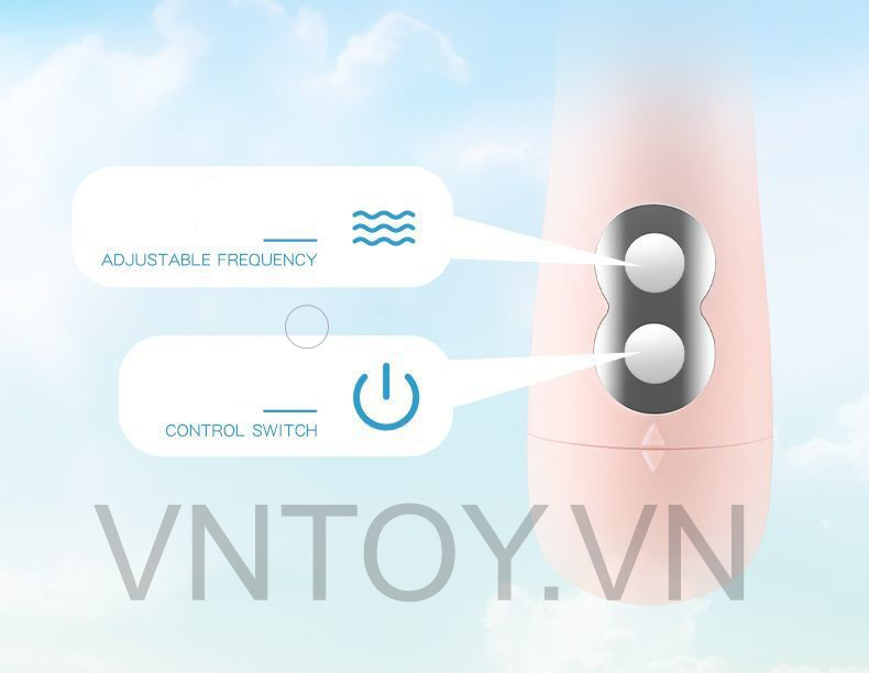 Bút rung âm đạo dài sạc Pin 10 chế độ