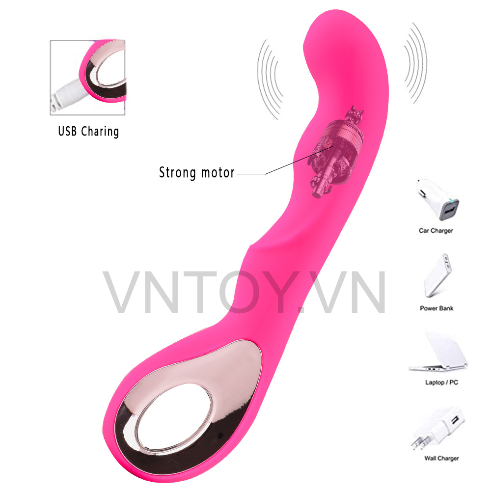 Máy rung âm đạo cầm tay 3 điểm chạm