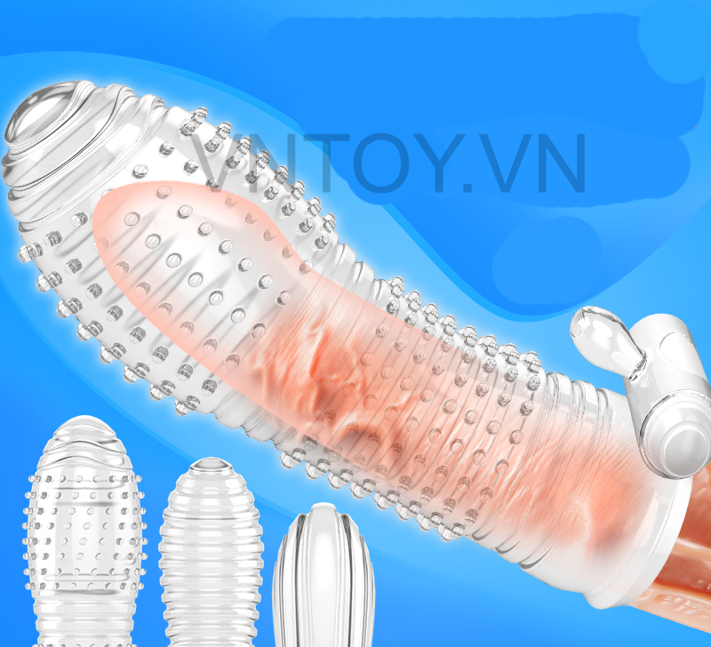 Bao cao su đôn dên gai gắn cục rung