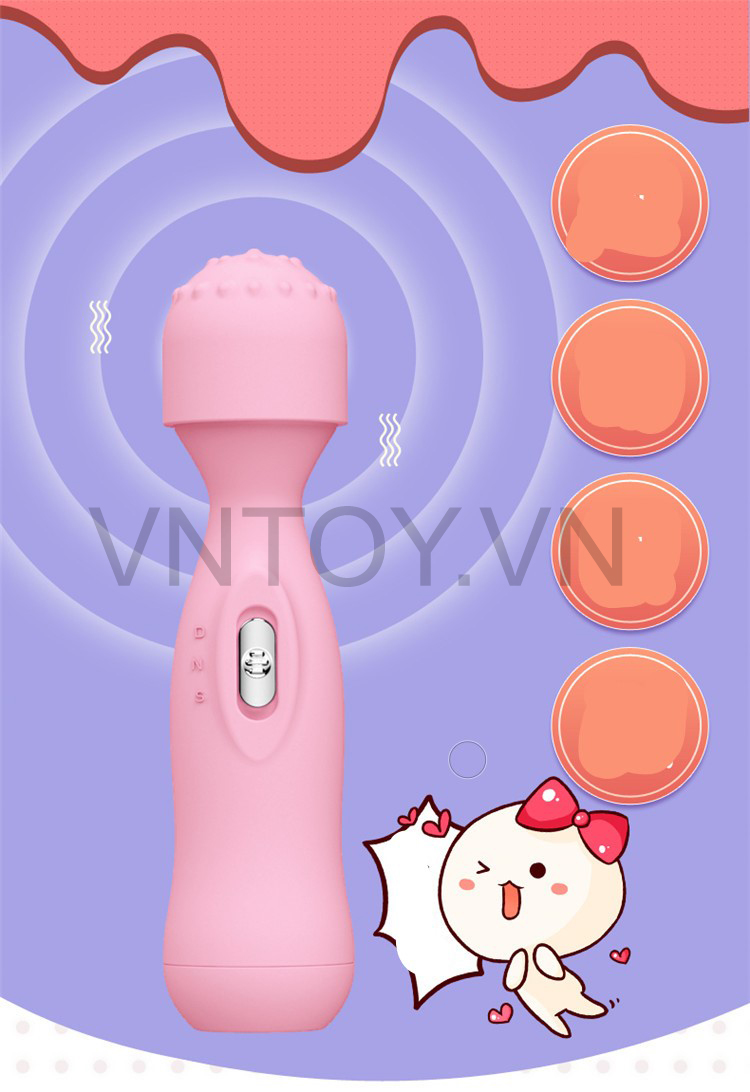 Chày rung gai cầm tay massage âm đạo