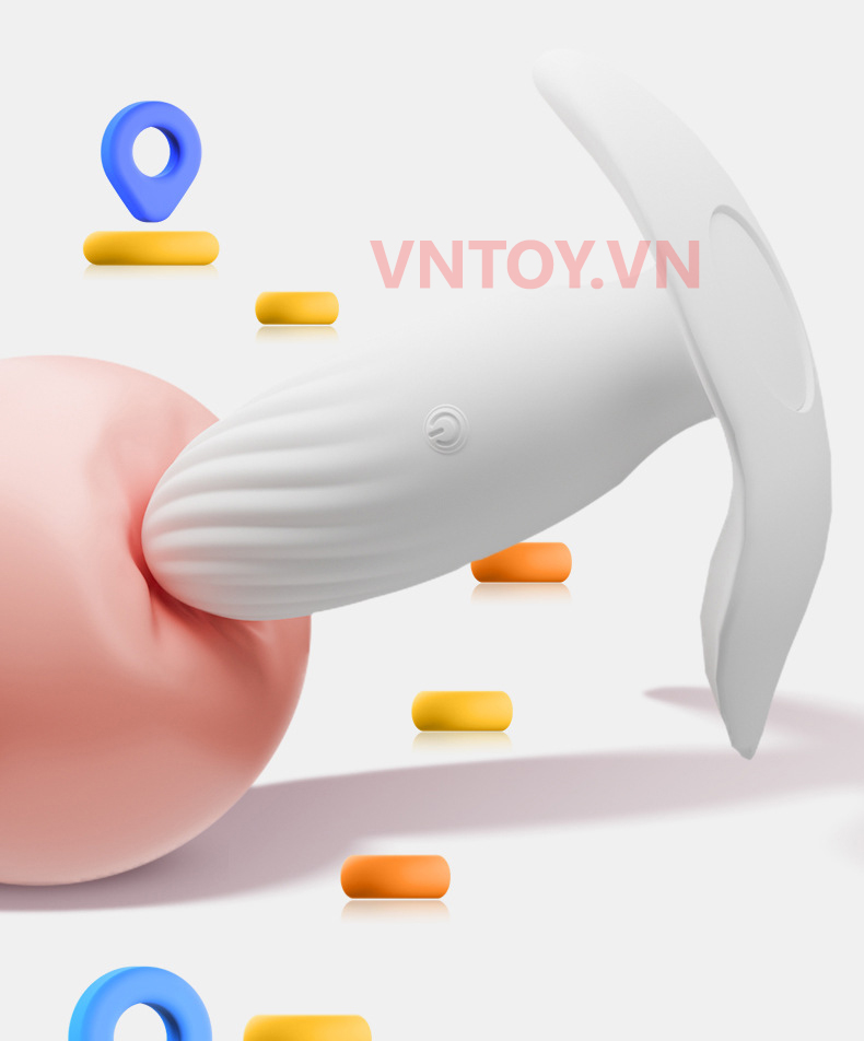Phích cắm hậu môn điều khiển từ xa 10 chế độ rung