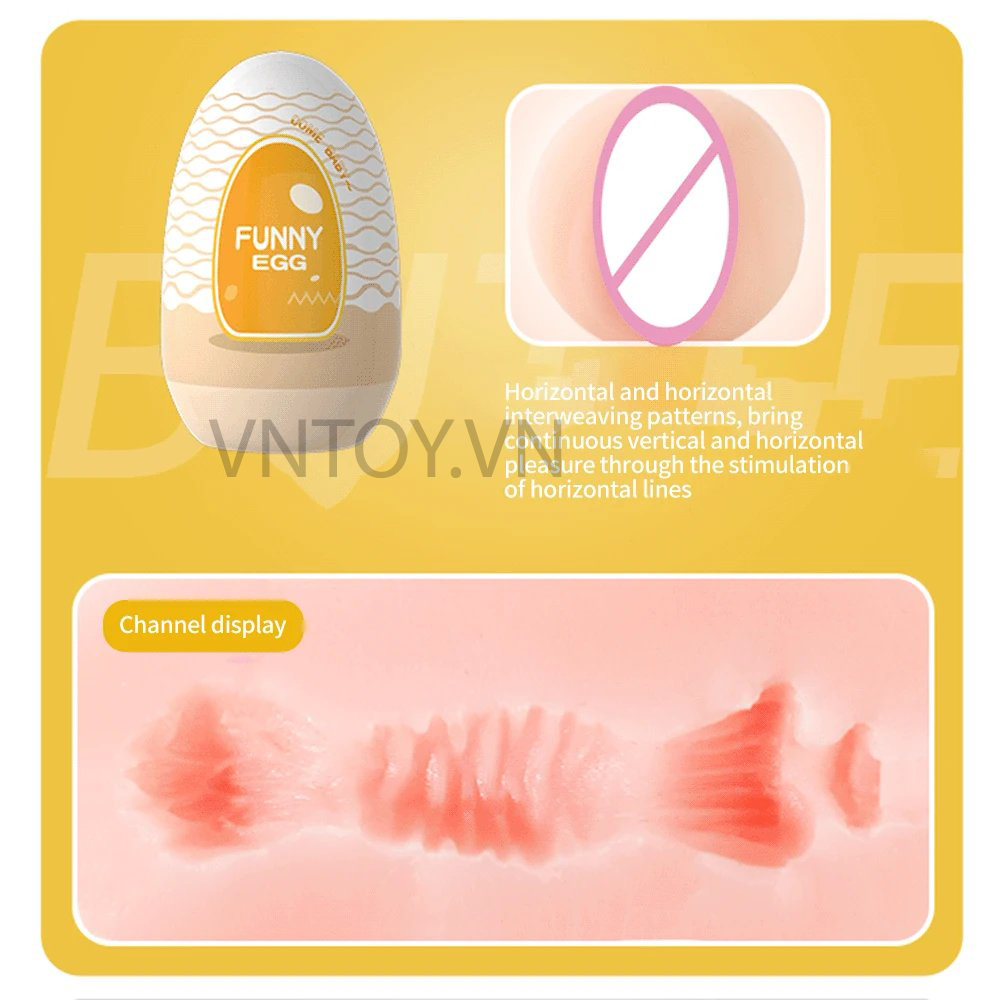 Trứng tự sướng Funny Egg giá rẻ - Đồ chơi thủ dâm nam