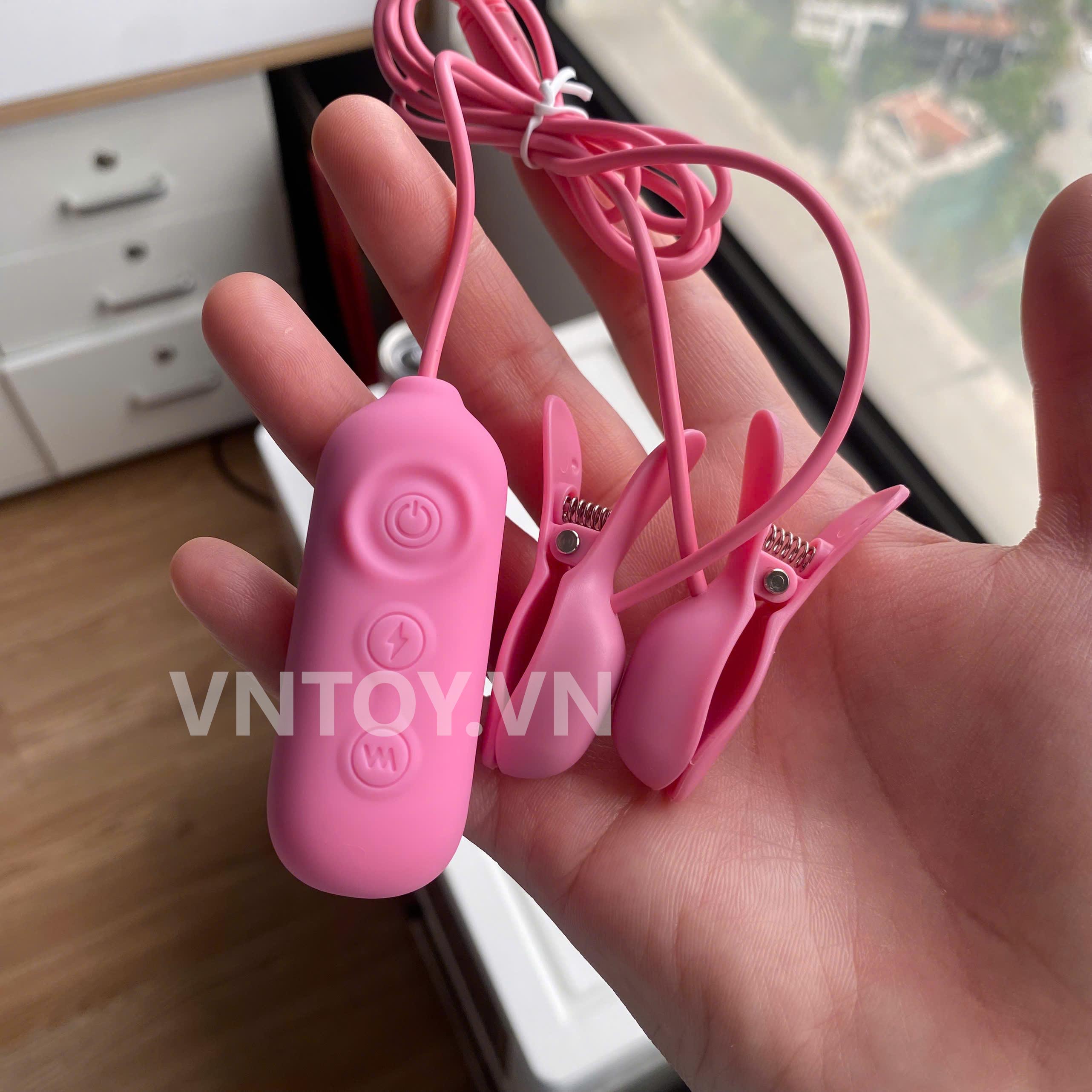 Trứng Rung Kẹp Nhũ Hoa Pretty Love – Cú Sốc Điện Tê Tái Đầy Khoái Cảm