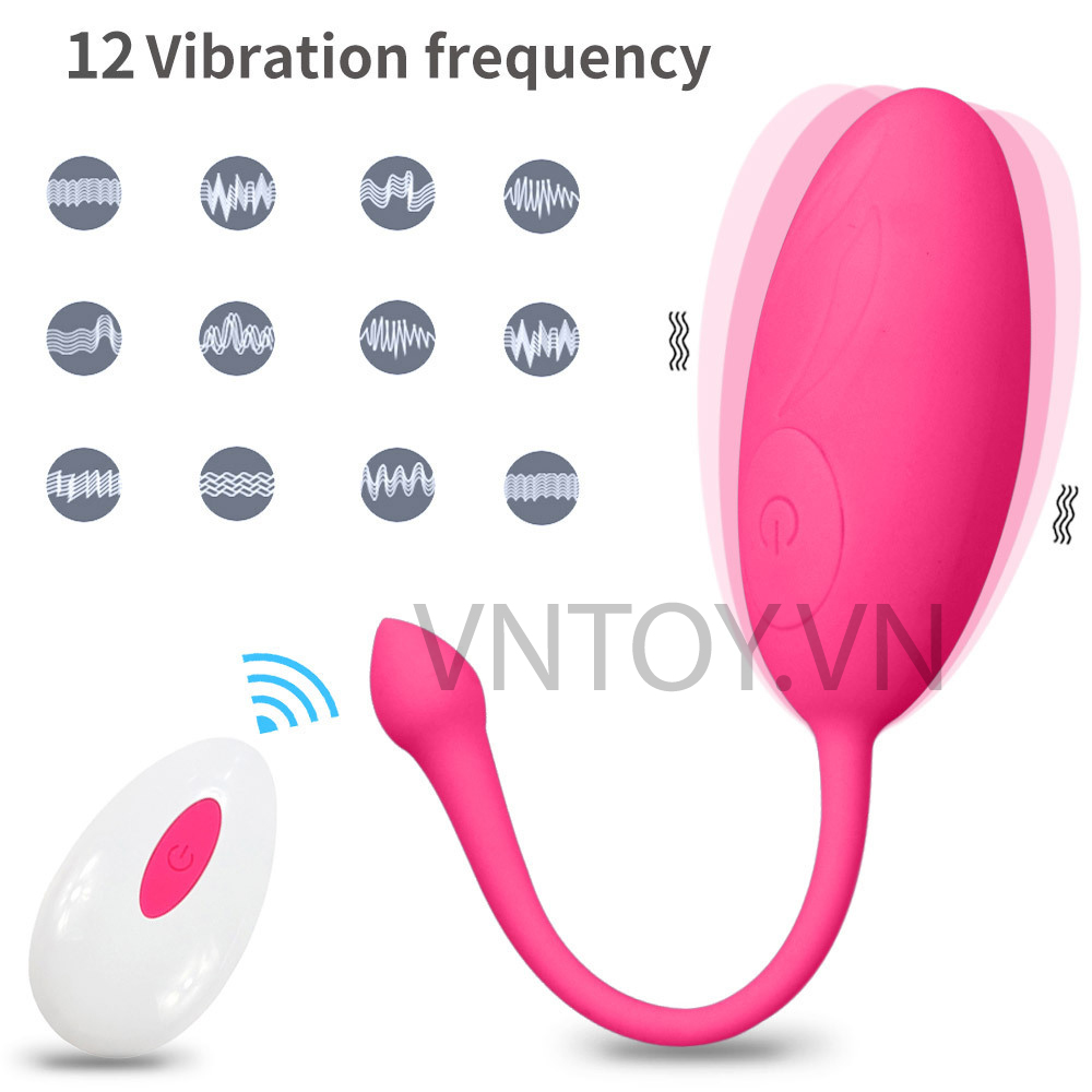 Trứng rung nòng nọc điều khiển từ xa nhiều chế độ rung