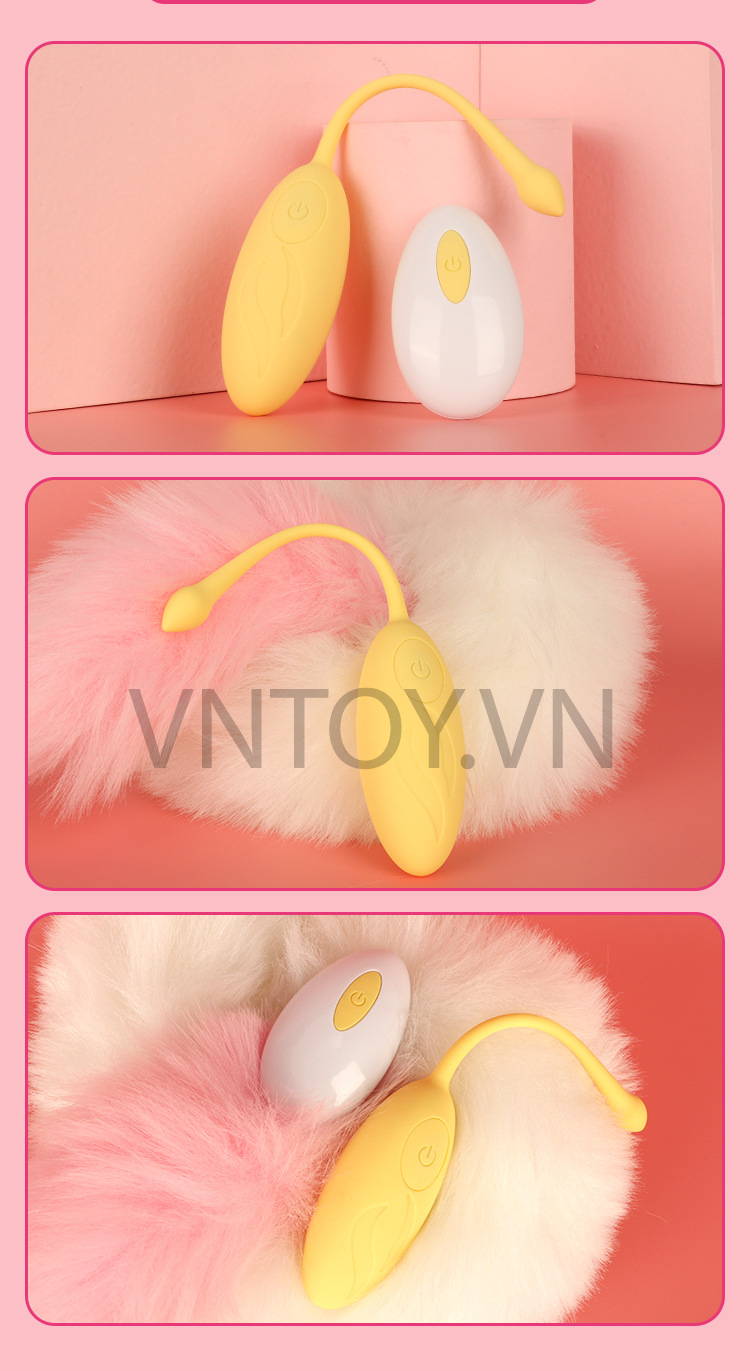 Trứng rung nòng nọc điều khiển từ xa nhiều chế độ rung