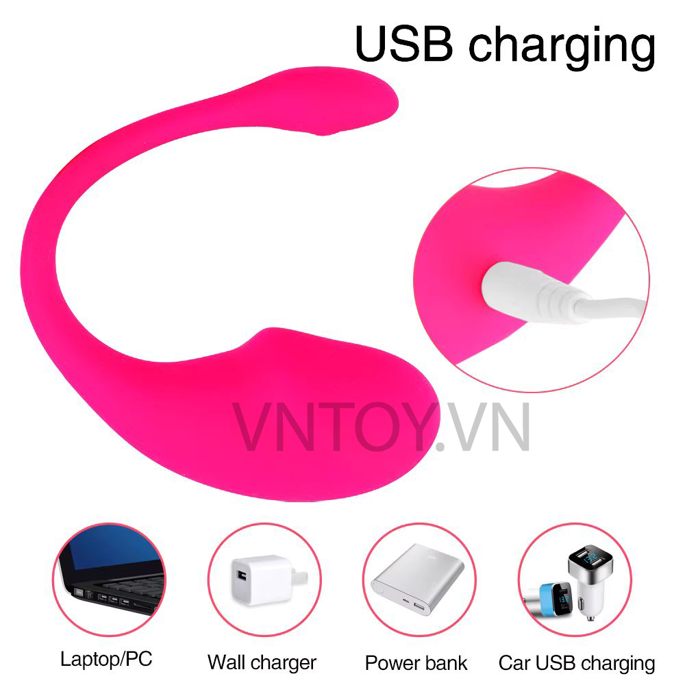 Trứng rung thiên nga điều khiển qua App Bluetooth Love Spouse