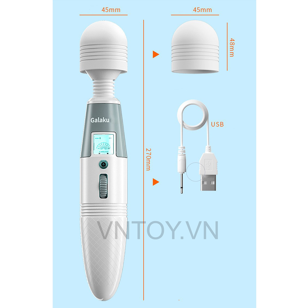 Chày Rung Galaku 42 Độ - Bậc Thầy Massage kích thích