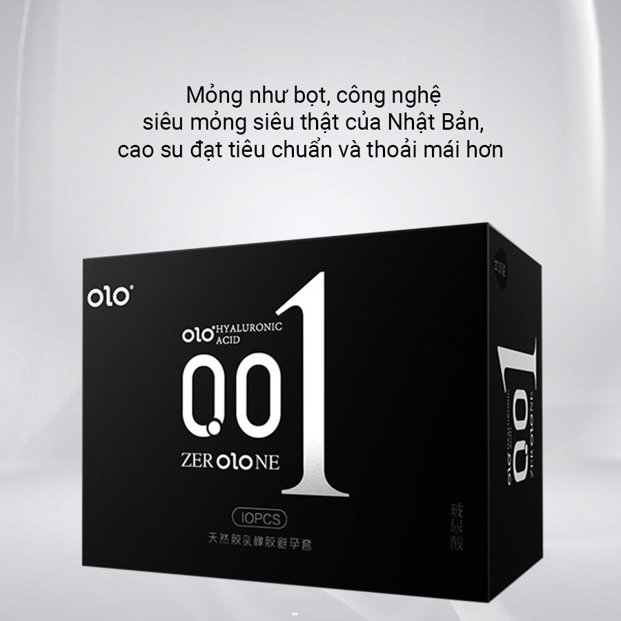 Bao cao su Olo 001 siêu mỏng chính hãng giá tốt