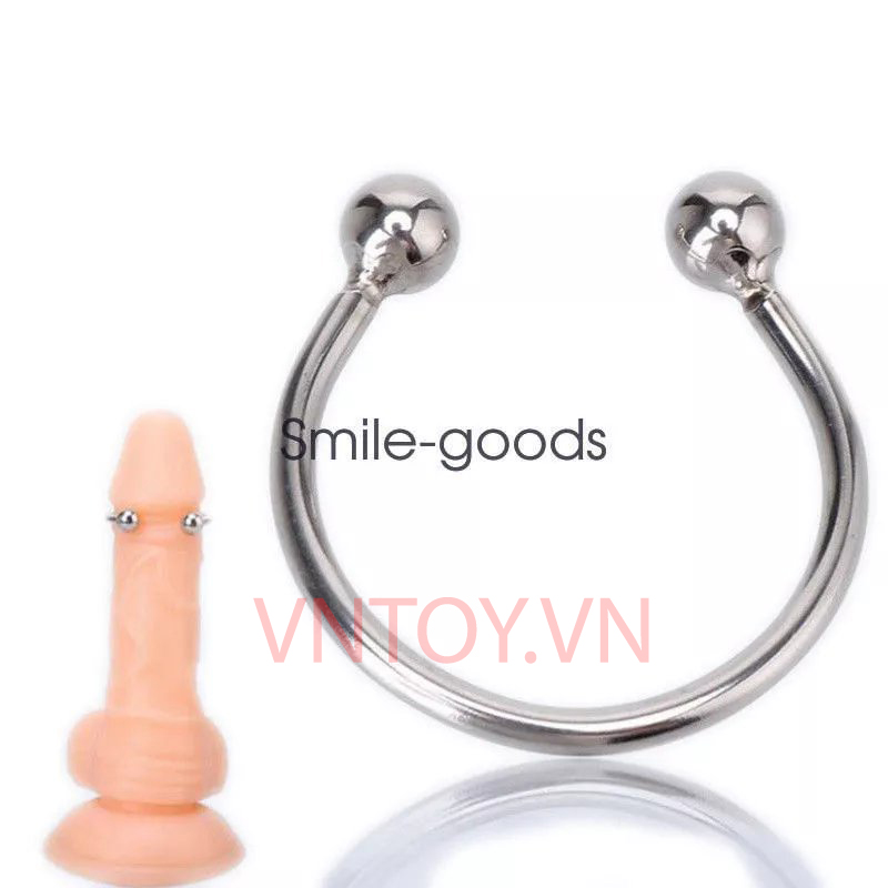 Vòng bi Inox đeo dương vật - Vòng 2 bi