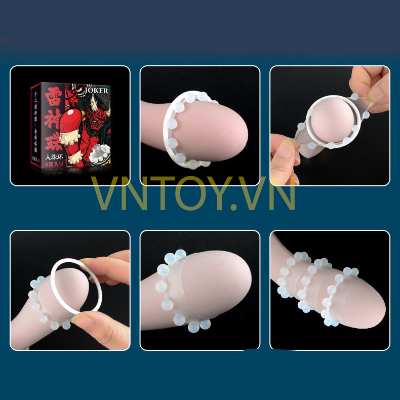 Vòng đeo bi Joker đặc gai siêu kích thích