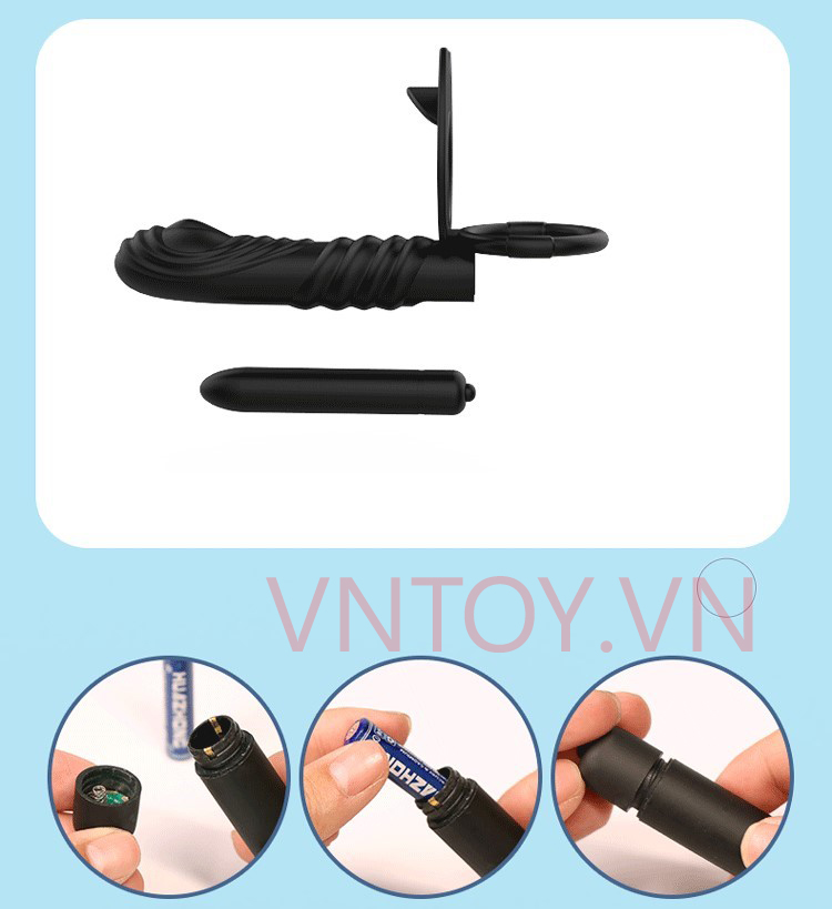 Vòng rung rẽ nhánh kích thích hậu môn kéo dài thời gian quan hệ