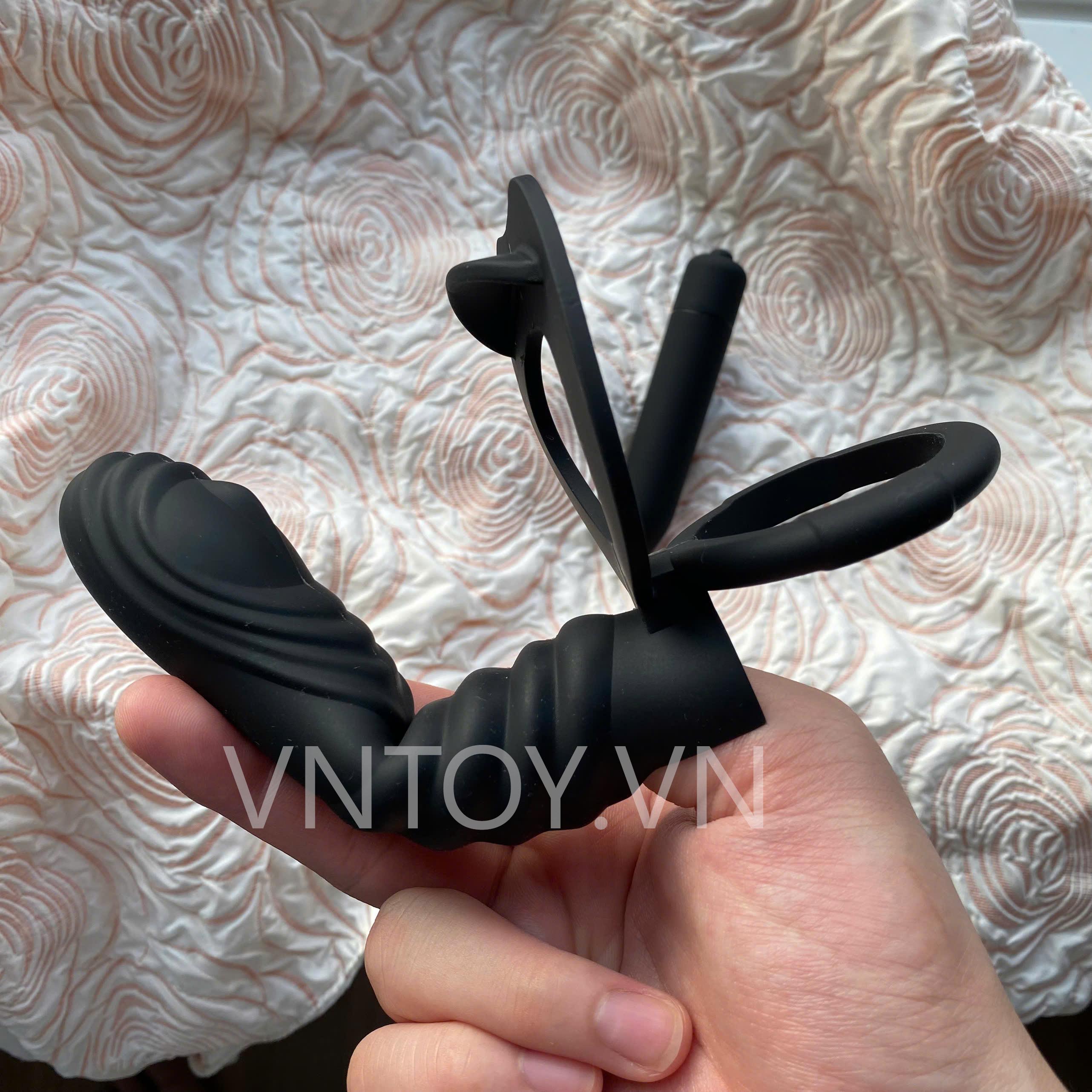 Vòng rung rẽ nhánh kích thích hậu môn kéo dài thời gian quan hệ