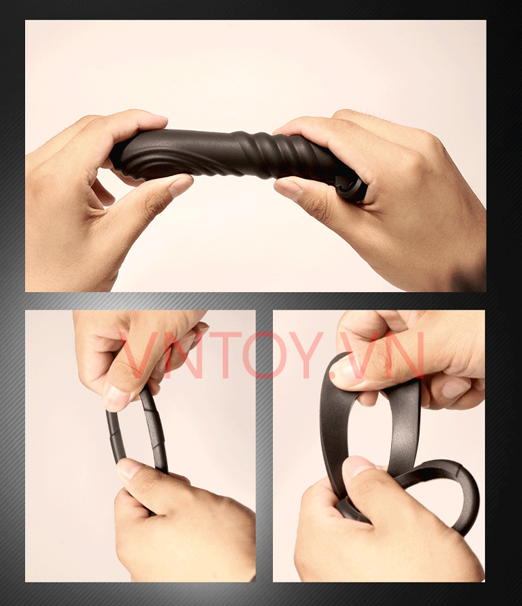 Vòng rung rẽ nhánh kích thích hậu môn kéo dài thời gian quan hệ