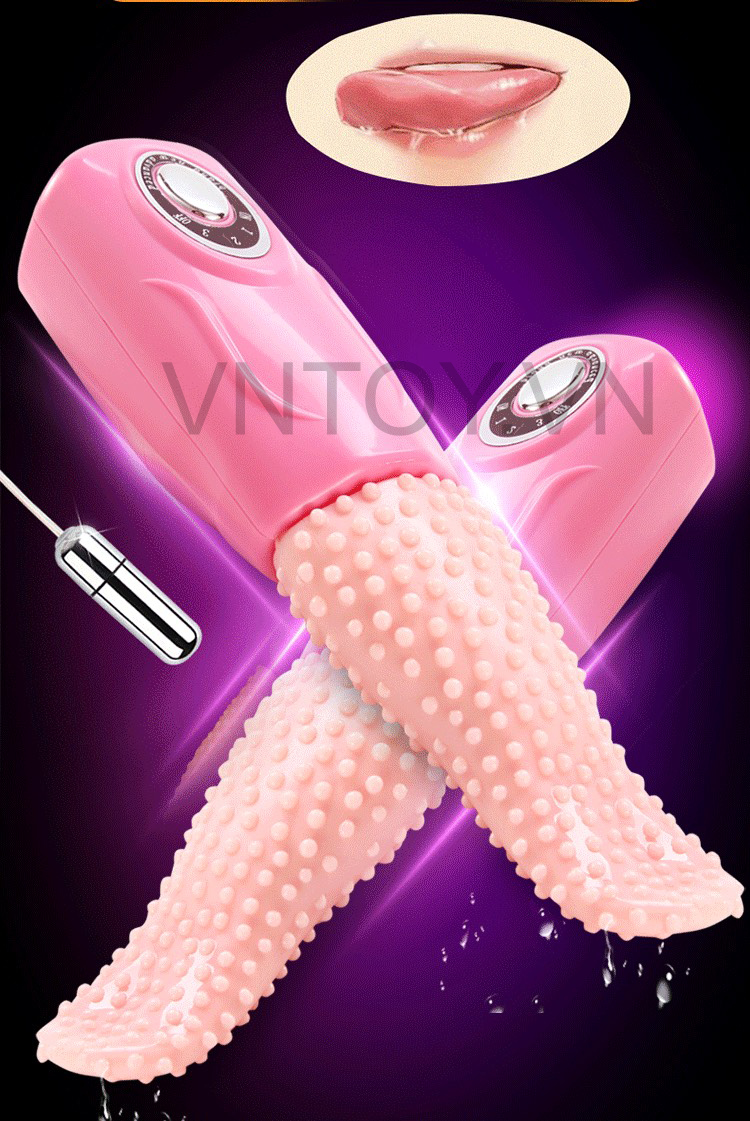 Lưỡi rung tình yêu có gai kèm trứng rung inox