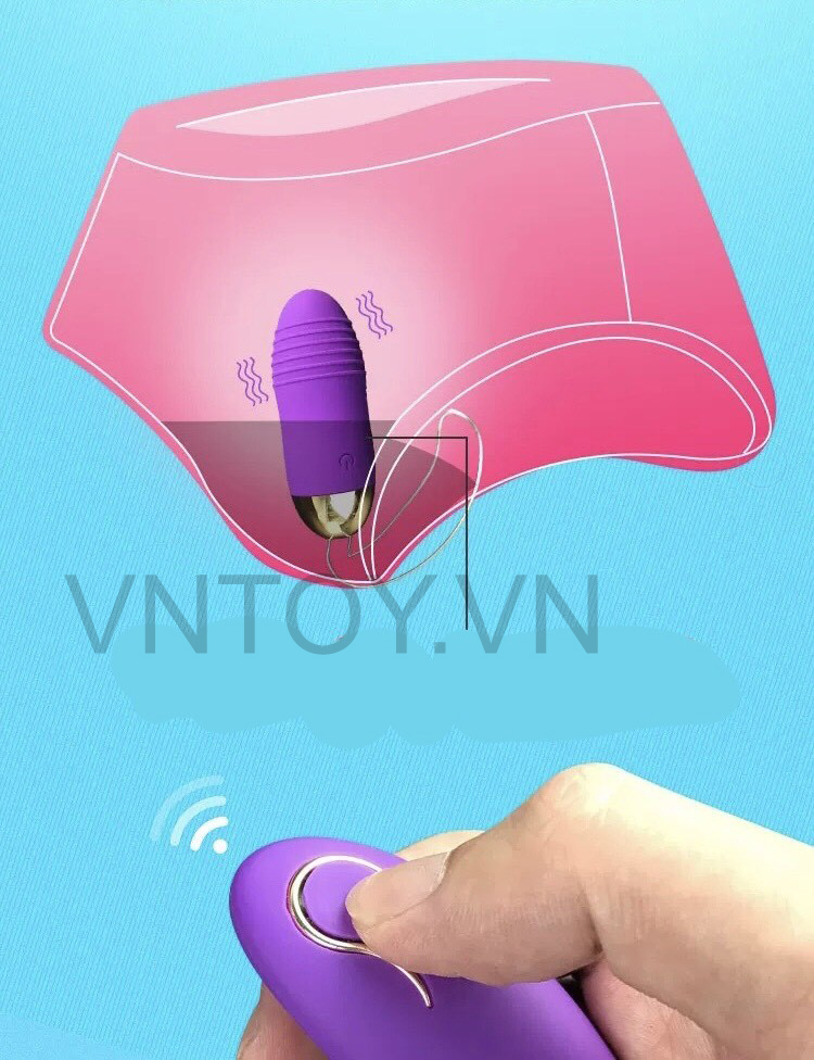 Trứng rung tình yêu điều khiển từ xa sạc pin cao cấp